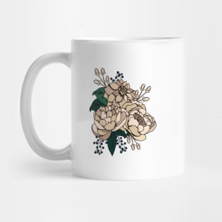 Moody Florals - Cream Mug